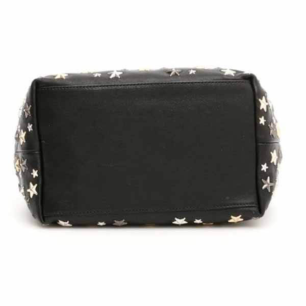 【ジミーチュウ】SOFIA S LTR 星柄 スモールトートコピー 黒